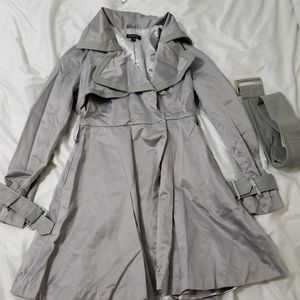 Bebe belted grey jacket